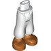 LEGO White Hip with Baggy Shorts with Copper Shoes (35609)