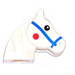 LEGO White Hobbyhorse Head