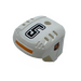 LEGO White Hockey Helmet with NHL Logo Both Sides, Black Number 5 and Orange Stripe Sticker (44790)