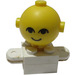 LEGO Wit Homemaker Figure met Geel Hoofd