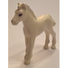 LEGO White Horse - Foal with Brown Irises with Eyelashes