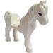 LEGO White Horse with Blue Eyes and Black Eyelashes