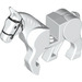 LEGO White Horse with Moveable Legs, Black Bridle and Silver Buckles (10509)