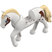 LEGO White Horse with Tan Hair and Brown Patches (103387)