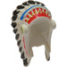 LEGO White Indian Headdress with Colored Feathers (30138)