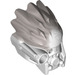 LEGO White Kanohi Mask with Flat Silver Back (24150)