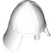 LEGO Weiß Knights Helm mit Neck Protector (3844 / 15606)