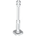 LEGO White Lamp Post 2 x 2 x 7 with 4 Base Grooves (11062)