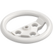 LEGO White Large Steering Wheel (2741)