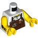 LEGO White Larry the Barista Minifig Torso (973 / 76382)