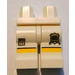 LEGO White Lego Brand Store Male, Rugby Shirt With Black Number &#039;1&#039; Legs (3815)