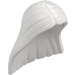 LEGO White Long Hair with Parting (41612)