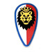 LEGO Weiß Lange Minifigure Schild mit Royal Knights Lion (2586)