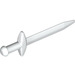 LEGO White Long Sword with Thick Crossguard (18031)