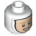 LEGO blanc Luke Skywalker Diriger avec Cagoule (Goujon solide encastré) (3626 / 73588)
