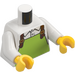 LEGO White Man with Lime Apron Minifig Torso (973 / 76382)