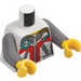 LEGO Bílá Mei Minifigurka Trup (973)