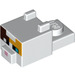 LEGO Weiß Minecraft Katze Kopf (66844)