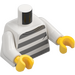 LEGO White Minifig Torso (973 / 76382)