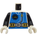 LEGO Weiß Minifigur Torso Aquanaut mit weighbelts (973)