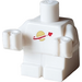 LEGO blanc Minifigure De bébé Corps avec Classic Espacer logo