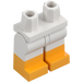 LEGO White Minifigure Hips and Legs with Orange Boots (21019 / 79690)