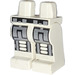 LEGO White Minifigure Hips and Legs with Silver Armor (3815)