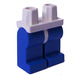 LEGO Weiß Minifigure Hüften mit Blau Beine (73200 / 88584)