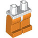 LEGO Weiß Minifigure Hüften mit Orange Beine (3815 / 73200)