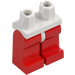 LEGO Wit Minifiguur Heupen met Rood Poten (73200 / 88584)