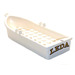 LEGO White Minifigure Row Boat With Oar Holders with LEDA Sticker (2551)