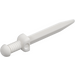 LEGO White Minifigure Short Sword with Thick Crossguard (18034)