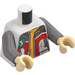 LEGO Wit Aap King Minifiguur Torso (973)