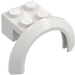 LEGO White Mudguard Brick 2 x 2 with Wheel Arch  (50745)