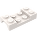 LEGO Wit Spatbord Plaat 2 x 4 met Boog zonder opening (3788)