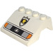 LEGO White Mudguard Slope 3 x 4 with Headlights and Police Badge (2513)