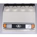 LEGO Blanco Guardabarros Con pendiente 3 x 4 con Headlights con Indicators (2513 / 82925)