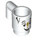 LEGO White Mug with Chip Potts Face (3899 / 26718)