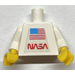 LEGO White NASA Astronaut with Torso Sticker Torso (973)