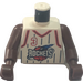LEGO White NBA Steve Francis, Houston Rockets #3 Torso
