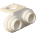 LEGO White Neck Bracket with 2 Back Studs (18986 / 28656)