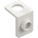 LEGO White Neck Bracket with Stud with Thinner Back Wall (42446)