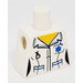 LEGO White Nurse Torso without Arms (973)