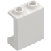 LEGO Bianco Pannello 1 x 2 x 2 con supporti laterali, bottoncini cavi (35378 / 87552)