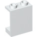 LEGO Weiß Panel 1 x 2 x 2 ohne seitliche Stützen, hohle Bolzen (4864 / 6268)