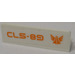 LEGO White Panel 1 x 4 with Rounded Corners with &#039;CLS-89&#039; and Galaxy Squad Logo (Left) Sticker (15207)