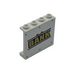 LEGO Wit Paneel 1 x 4 x 3 met &#039;BANK&#039; Patroon Sticker met zijsteunen, holle noppen (35323)