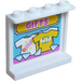 LEGO Wit Paneel 1 x 4 x 3 met &#039;GIFTS&#039;, T-shirts Aan Hangers en Diamonds Sticker met zijsteunen, holle noppen (35323)
