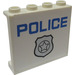 LEGO White Panel 1 x 4 x 3 with Police and Badge Sticker with Side Supports, Hollow Studs (35323)