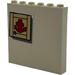 LEGO Wit Paneel 1 x 6 x 5 met Anchor Sticker (59349)
